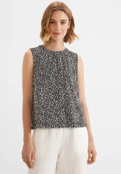 Street One Shirts*Top mit Minimalprint Black