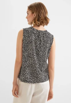 Street One Shirts*Top mit Minimalprint Black