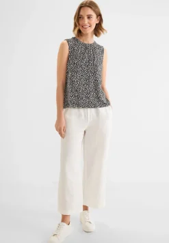 Street One Shirts*Top mit Minimalprint Black
