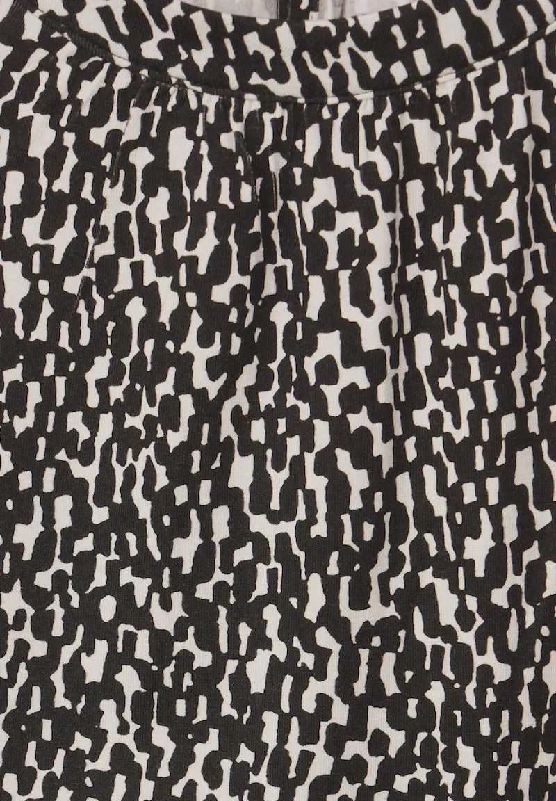 Street One Shirts*Top mit Minimalprint Black