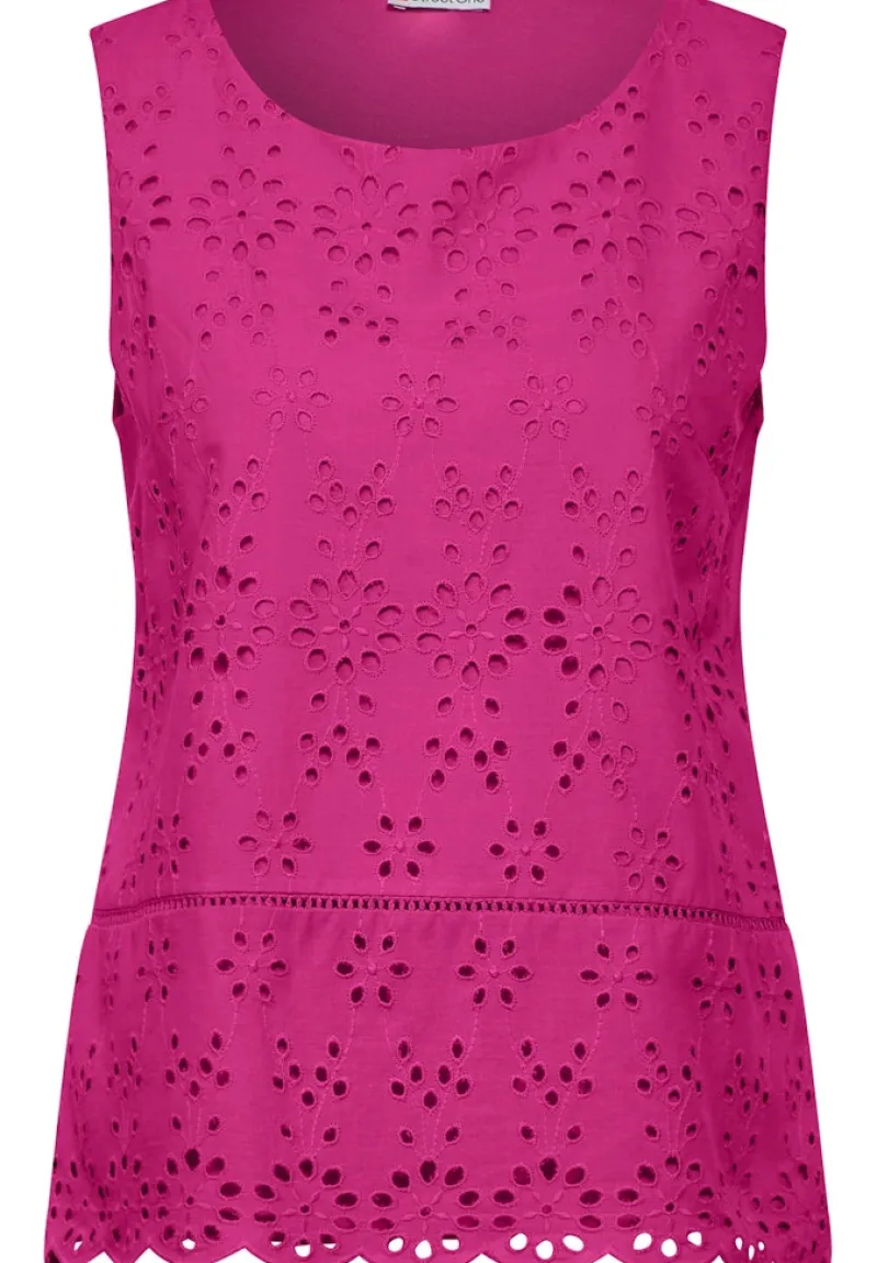 Street One Shirts*Top mit Stickerei magnolia pink