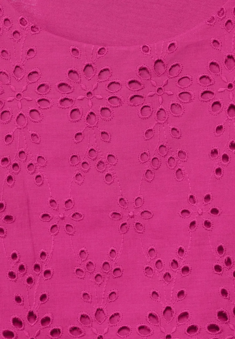 Street One Shirts*Top mit Stickerei magnolia pink