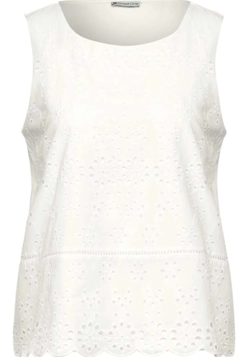 Street One Shirts*Top mit Stickerei off white