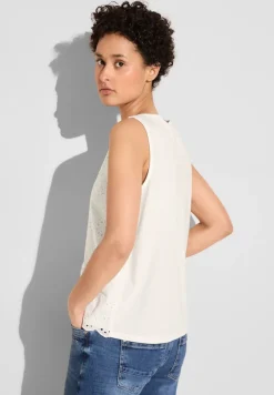 Street One Shirts*Top mit Stickerei off white