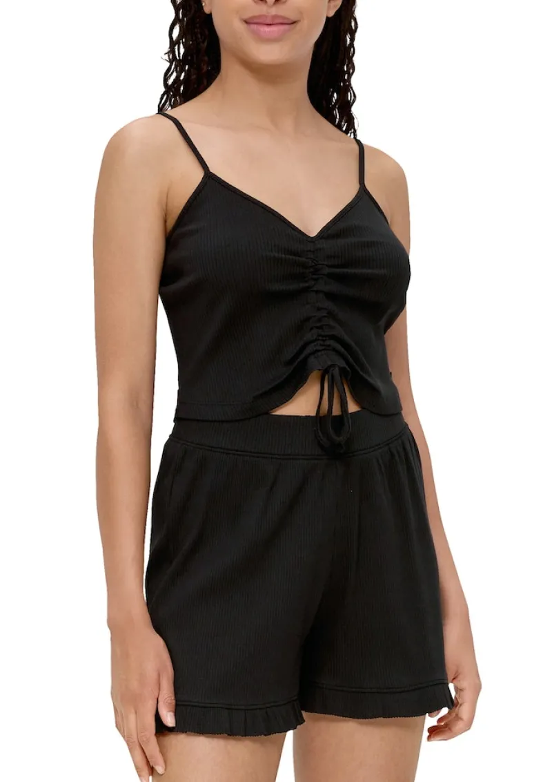 QS Shirts*Top Schwarz