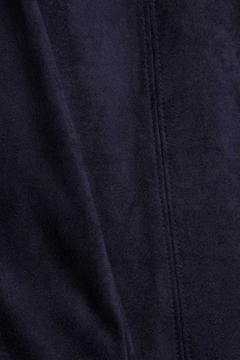 Esprit Hosen*Treggings in Veloursleder-Optik navy