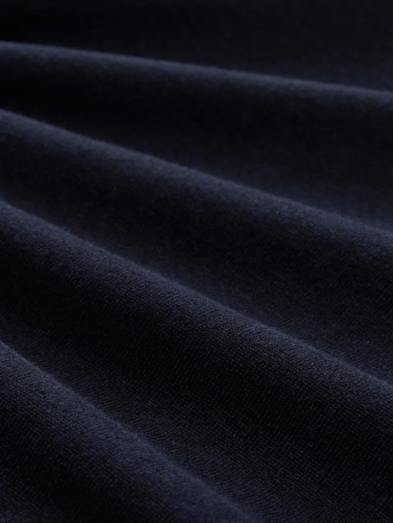 Tom Tailor Pullover & Sweatshirts|Big Boys*Troyer Strickpullover mit Logo-Stickerei knitted navy melange