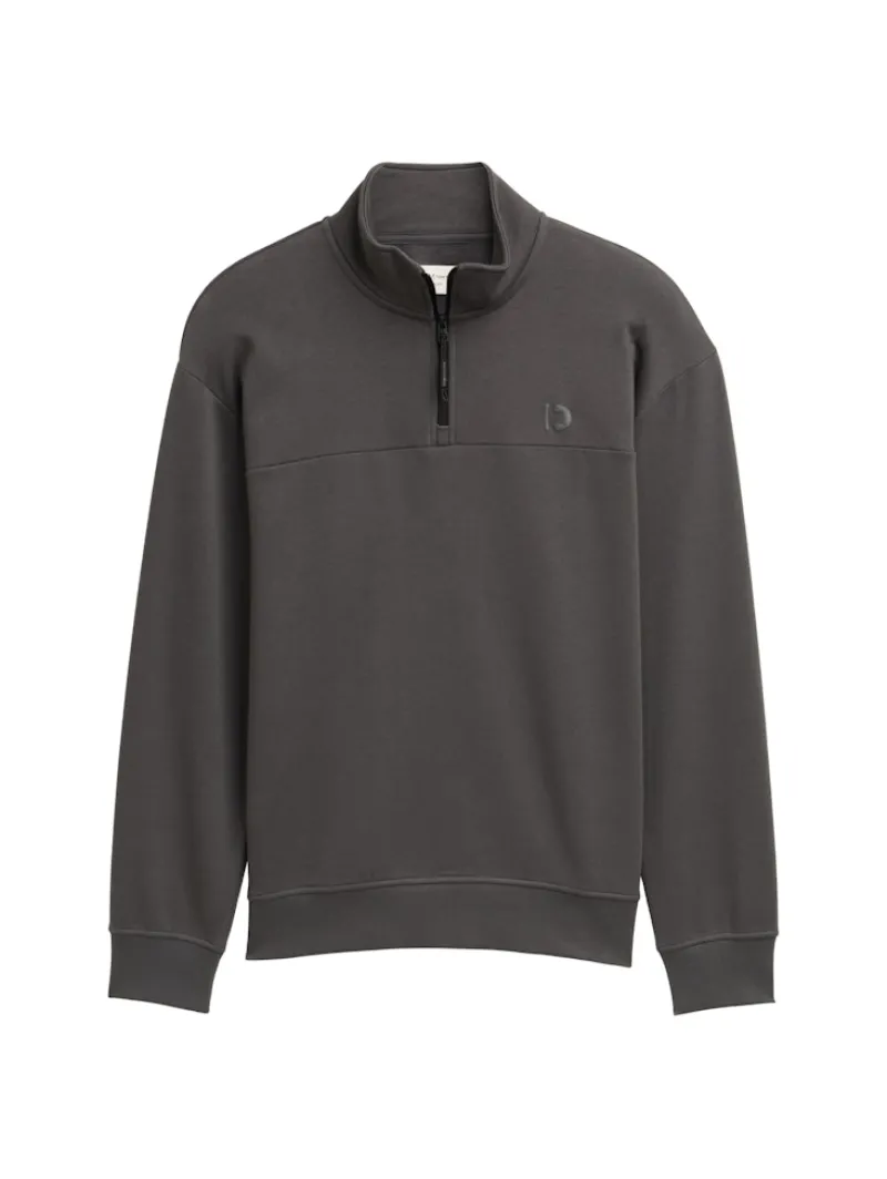 Tom Tailor Denim Pullover & Sweatshirts*Troyer Sweatshirt mit Logo-Print ash grey