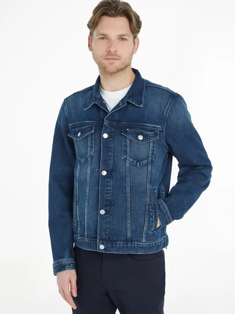 Tommy Hilfiger Jacken*TRUCKER JKT BANKS BLUEBLK banks blue black