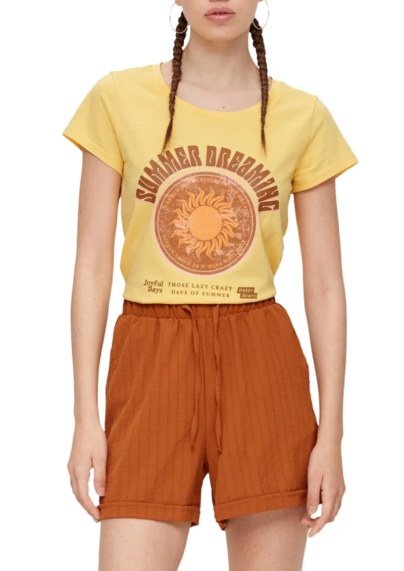 QS Shirts*T-Shirt Gelb