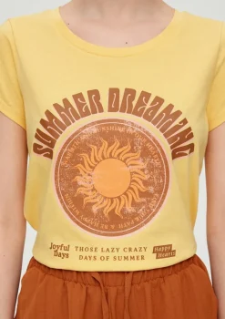 QS Shirts*T-Shirt Gelb