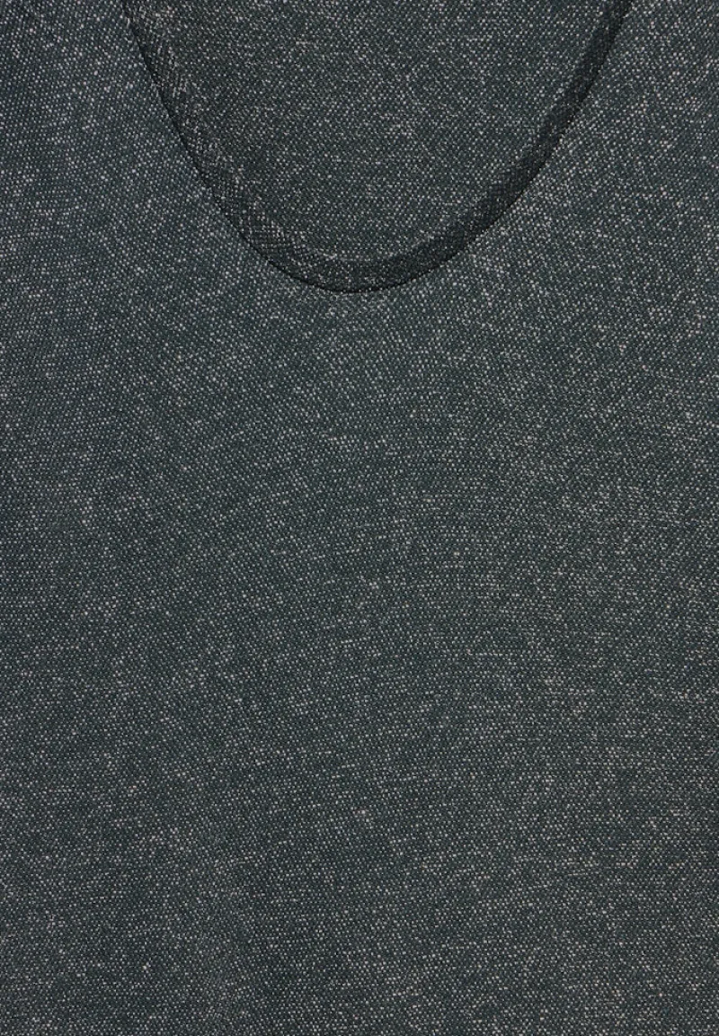 Street One Shirts*T-Shirt im Glanz-Look hunter green