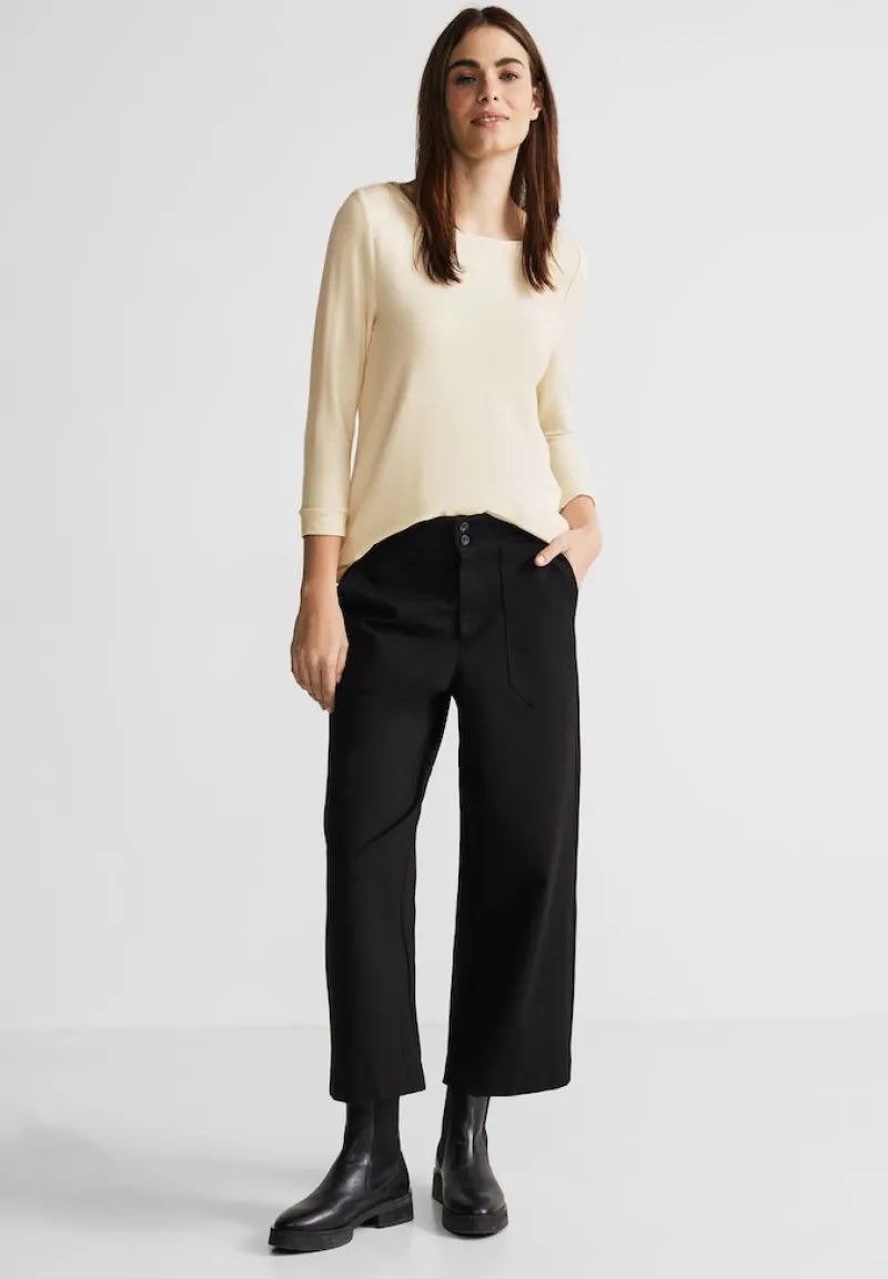 Street One Shirts*T-Shirt im Lagenlook lucid white