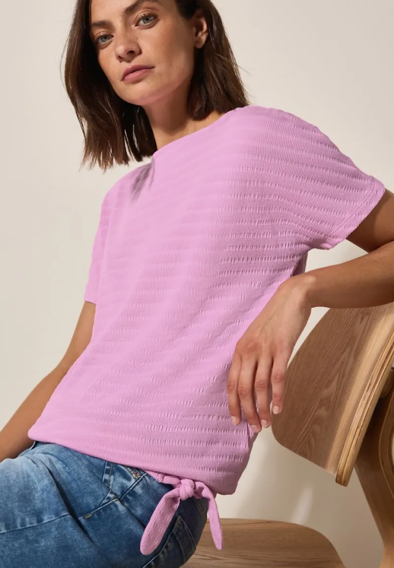 Cecil Shirts*T-Shirt in Smok-Optik cherry blossom pink