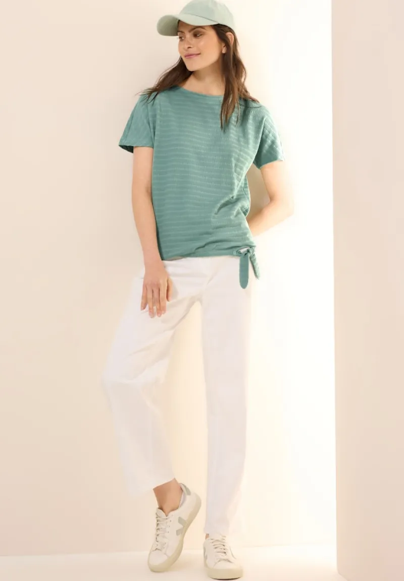 Cecil Shirts*T-Shirt in Smok-Optik matcha green