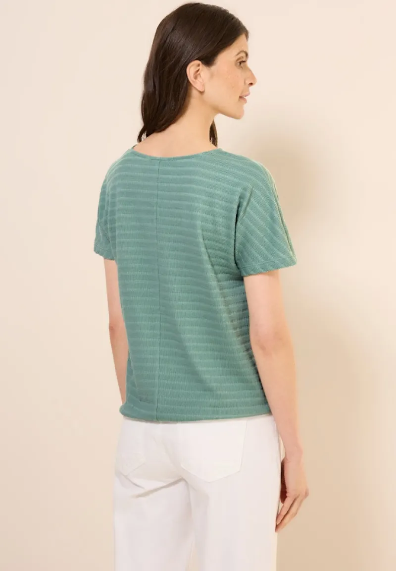 Cecil Shirts*T-Shirt in Smok-Optik matcha green