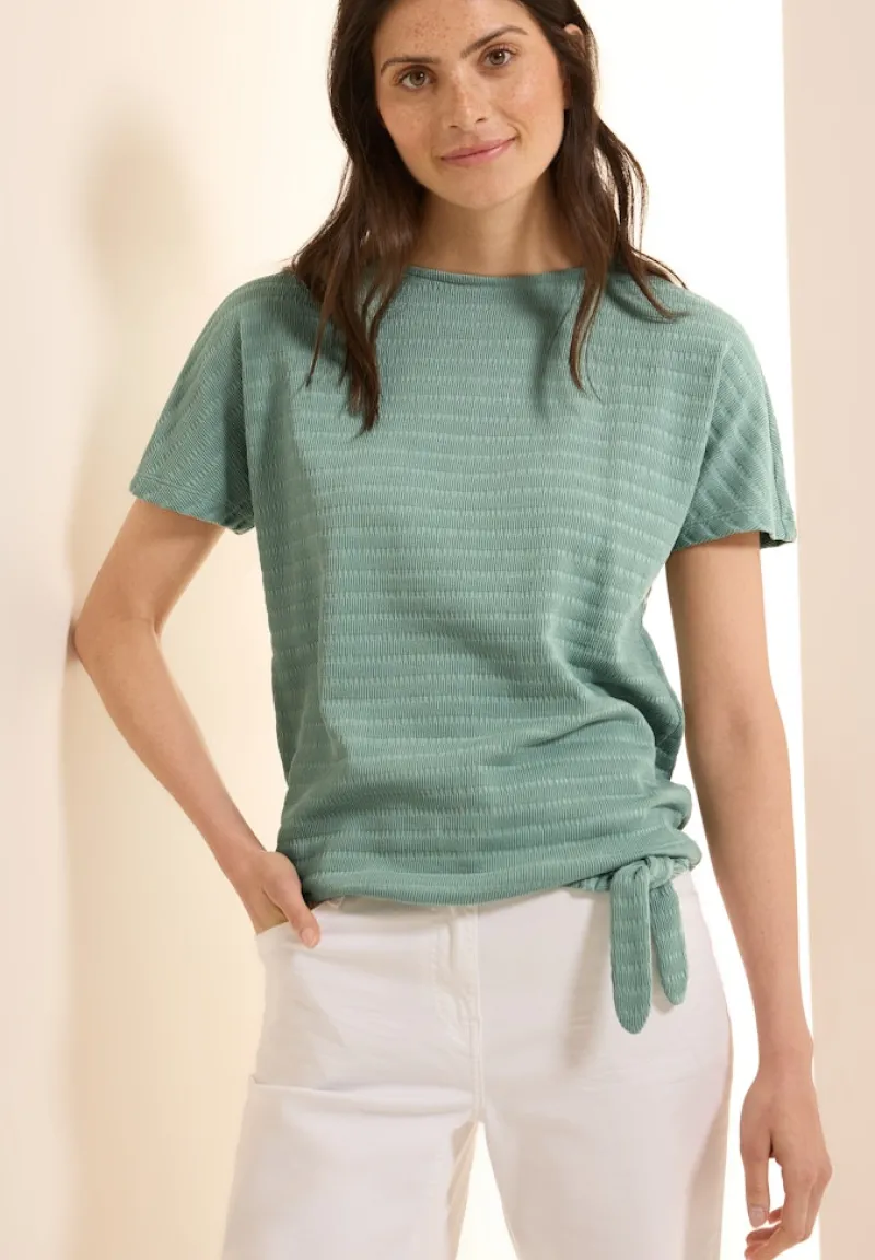 Cecil Shirts*T-Shirt in Smok-Optik matcha green