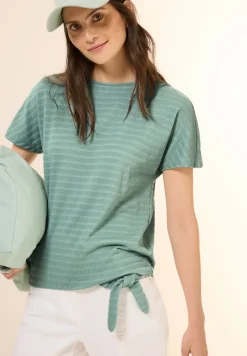 Cecil Shirts*T-Shirt in Smok-Optik matcha green