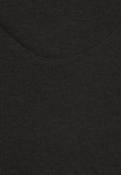 Street One Shirts*T-Shirt in Unifarbe bassy olive