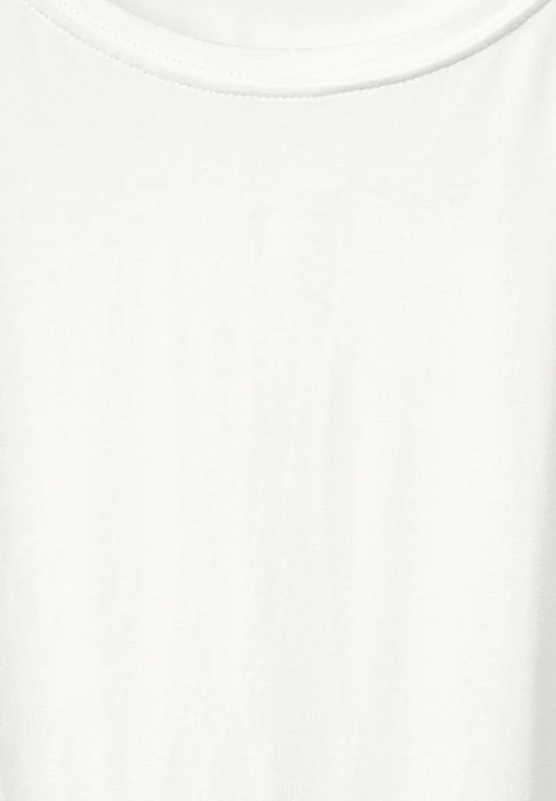 Street One Shirts*T-Shirt in Unifarbe off white
