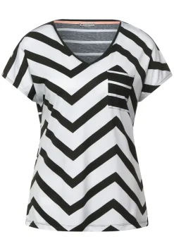 Street One Shirts*T-Shirt mit Brusttasche bassy olive