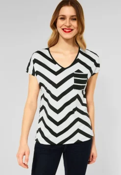 Street One Shirts*T-Shirt mit Brusttasche bassy olive