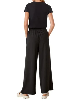 QS Shirts*T-Shirt mit Frontprint Schwarz