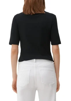 s.Oliver Shirts*T-Shirt mit Frontprint Schwarz