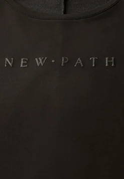 Street One Shirts*T-Shirt mit Glitzerdetails deep roast brown