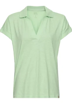 Camel Active Shirts*T-Shirt mit Polokragen aus Organic Cotton pistaccio