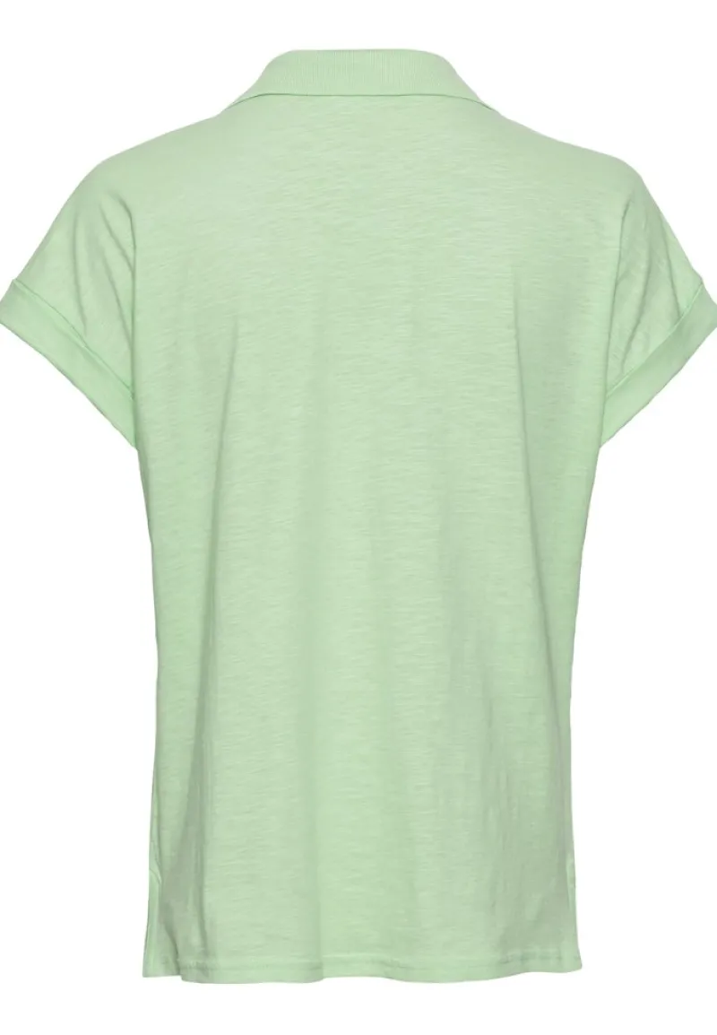 Camel Active Shirts*T-Shirt mit Polokragen aus Organic Cotton pistaccio