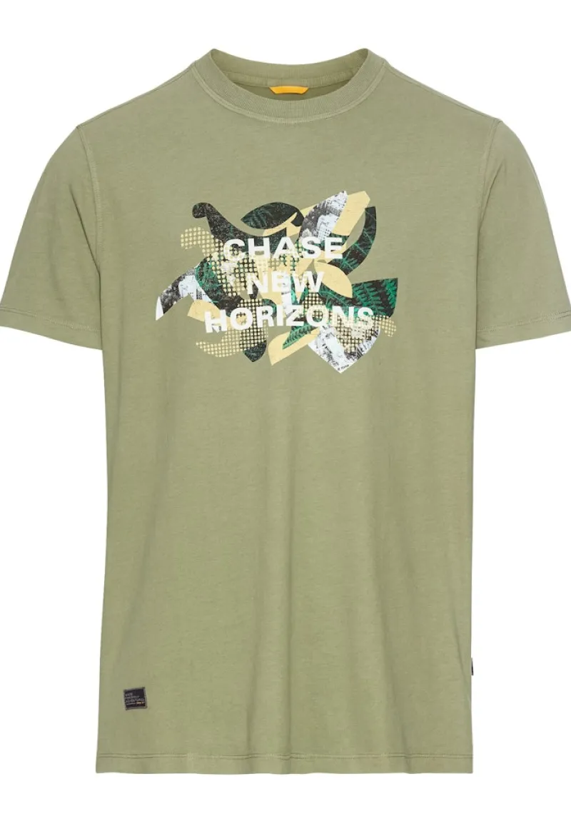 Camel Active Shirts|Big Boys*T-Shirt mit Print aus Organic Cotton dusty khaki