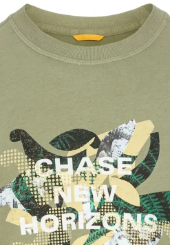 Camel Active Shirts|Big Boys*T-Shirt mit Print aus Organic Cotton dusty khaki