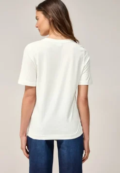 Cecil Shirts*T-Shirt mit Print vanilla white