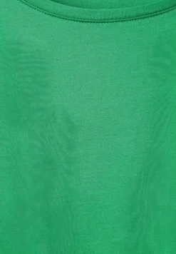 Cecil Shirts*T-Shirt mit Raffdetails fresh green