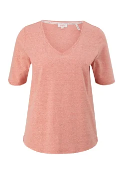 s.Oliver Shirts*T-Shirt mit Rollsaum Orange