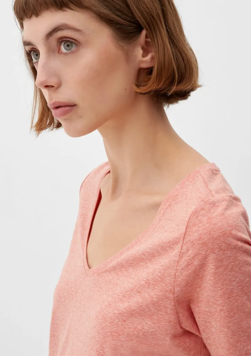 s.Oliver Shirts*T-Shirt mit Rollsaum Orange