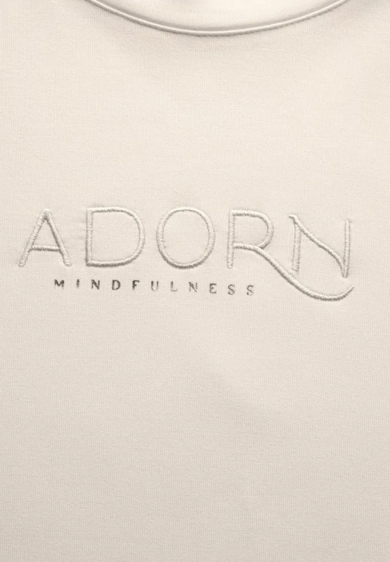 Street One Pullover & Sweatshirts*T-Shirt mit Schriftzug lucid white