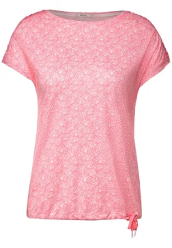 Cecil Shirts*T-Shirt mit Smock Schultern soft pink