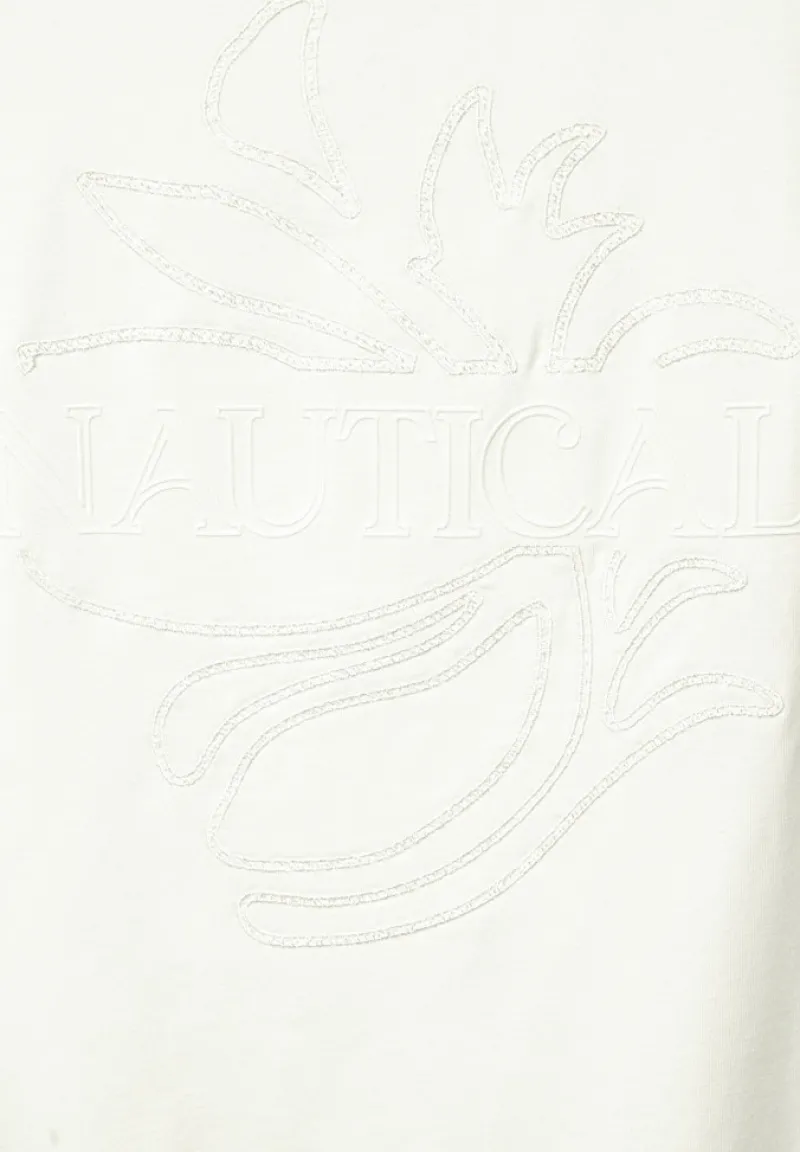 Street One Shirts*T-Shirt mit Stickerei off white