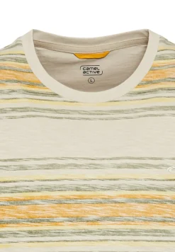 Camel Active Shirts|Big Boys*T-Shirt mit Streifenmuster aus Baumwolle sunflower