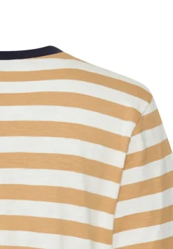 Camel Active Shirts*T-Shirt mit Streifenmuster caramel