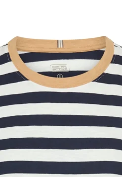Camel Active Shirts*T-Shirt mit Streifenmuster ink blue