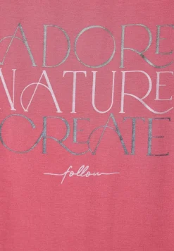 Street One Shirts*T-Shirt mit Wording legend rose