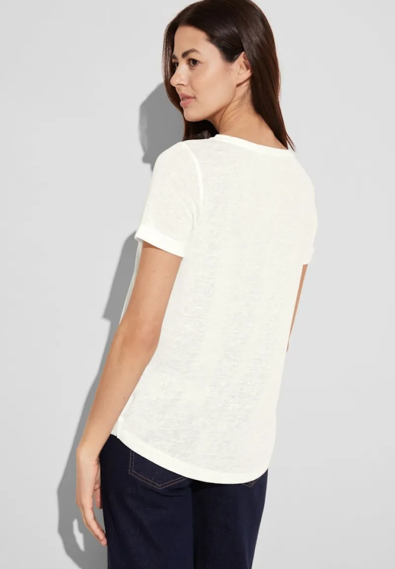 Street One Shirts*T-Shirt mit Wording off white