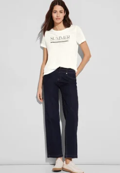 Street One Shirts*T-Shirt mit Wording off white