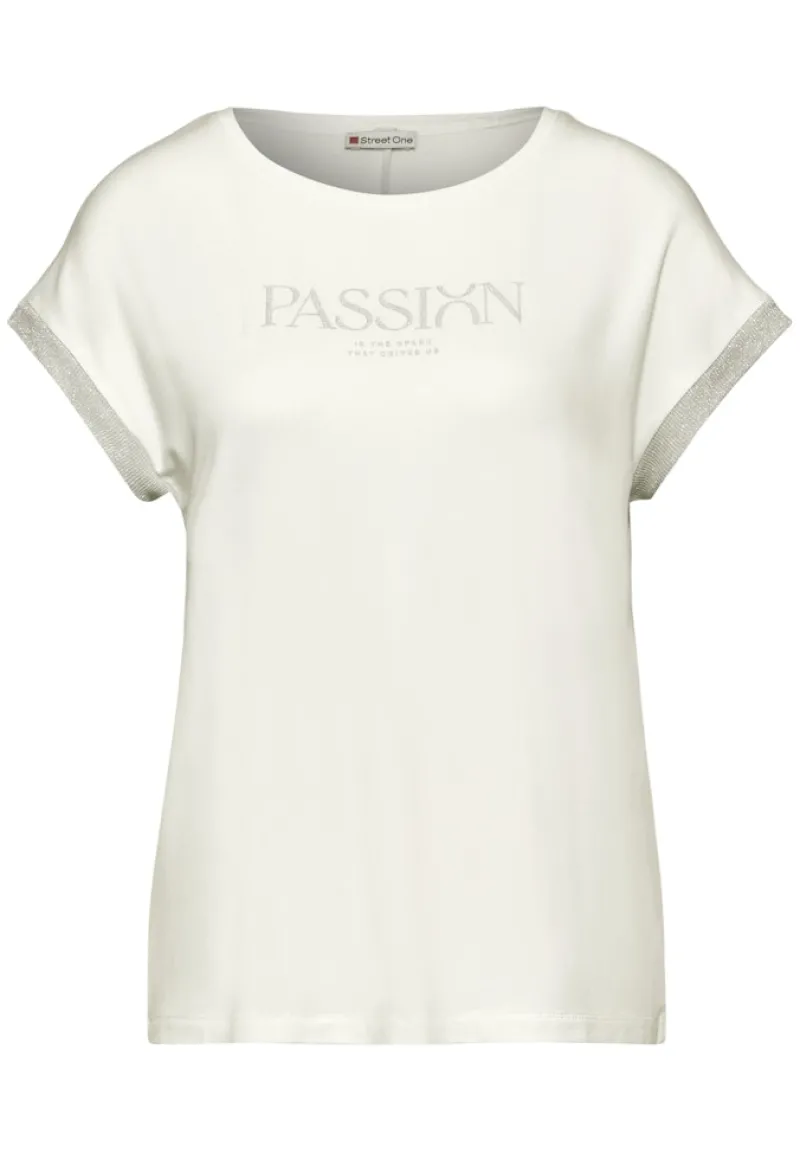 Street One Shirts*T-Shirt mit Wording off white