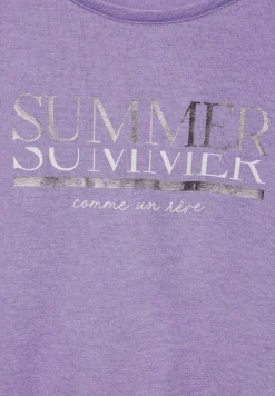 Street One Shirts*T-Shirt mit Wording smell of lavender