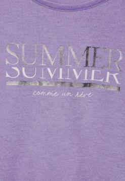 Street One Shirts*T-Shirt mit Wording smell of lavender