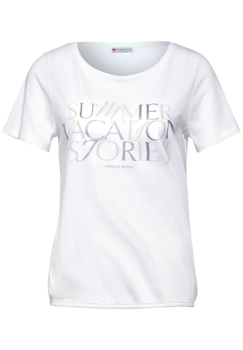 Street One Shirts*T-Shirt mit Wording white
